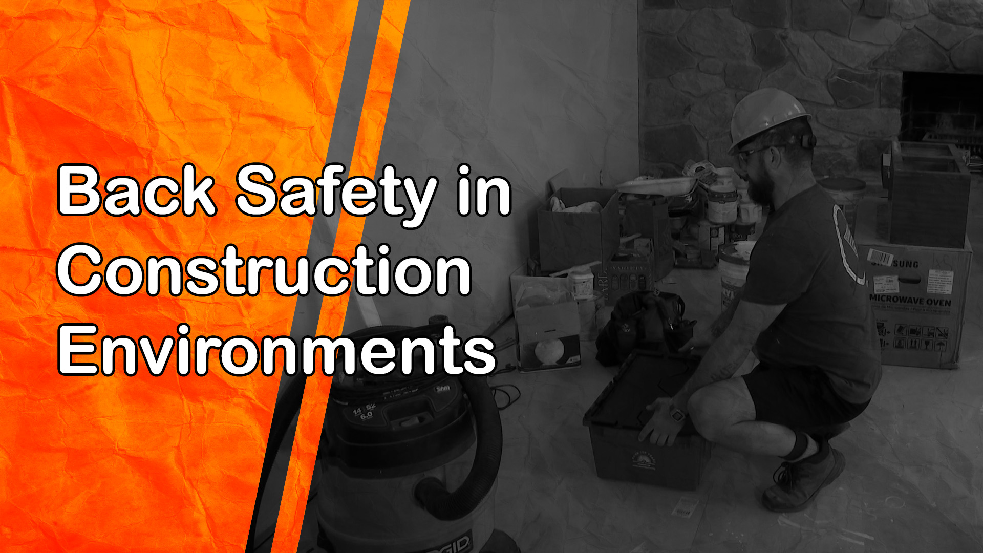 Back Safety in Construction Environments