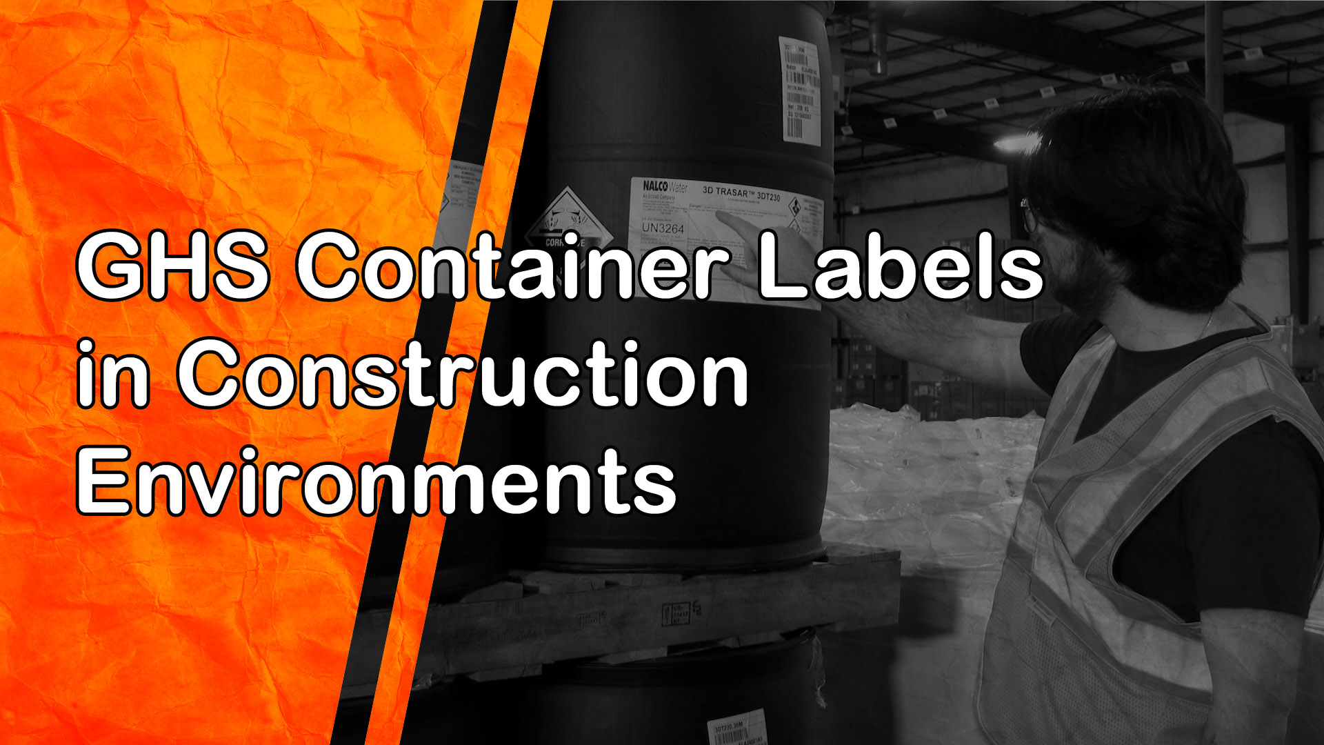 GHS Container Labels in Construction Environments