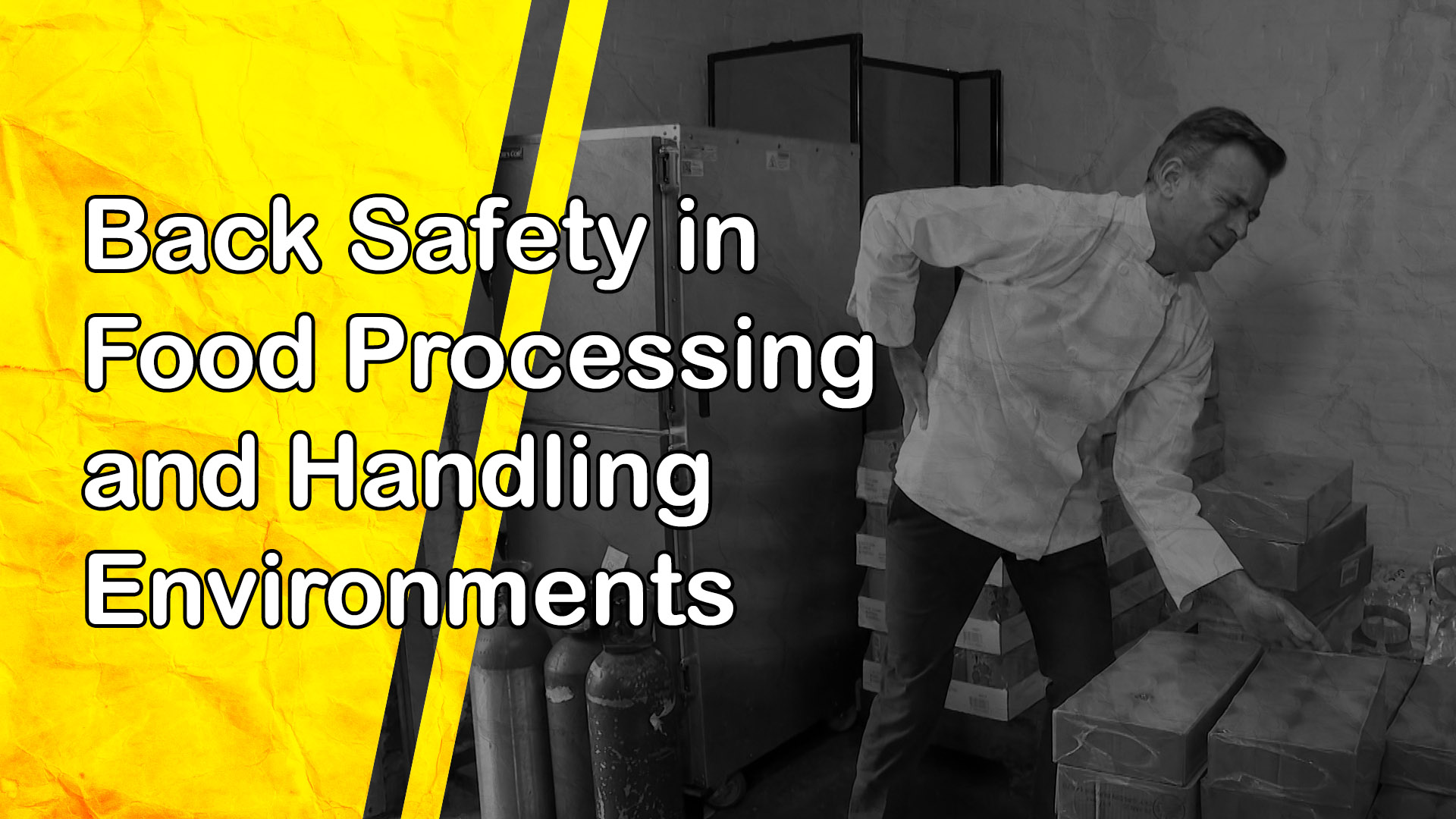 Back Safety in Food Processing and Handling Environments