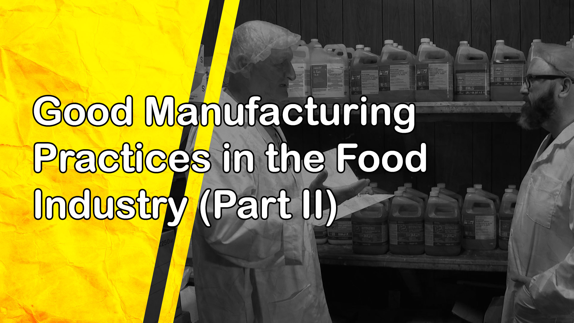 Good Manufacturing Practices in the Food Industry (Part II)