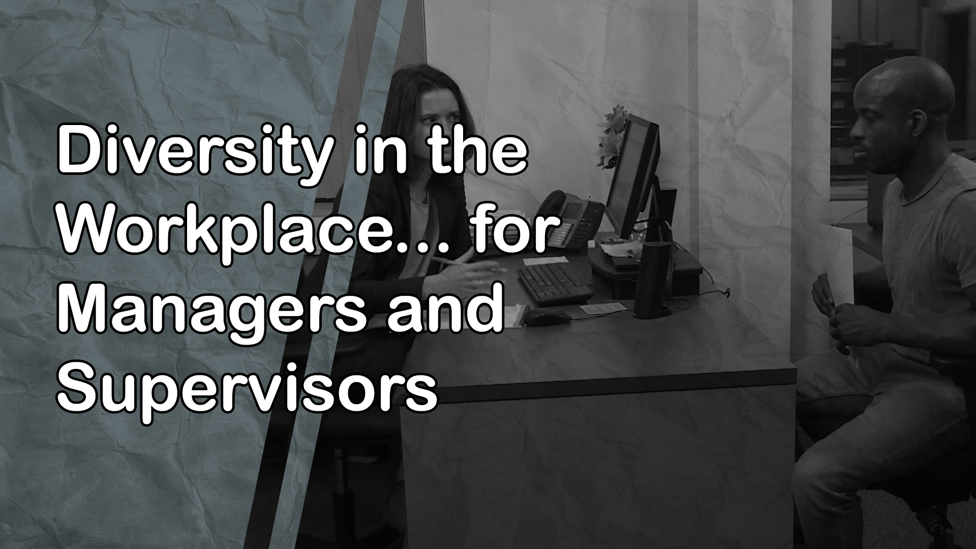 Diversity in the Workplace: for Managers and Supervisors