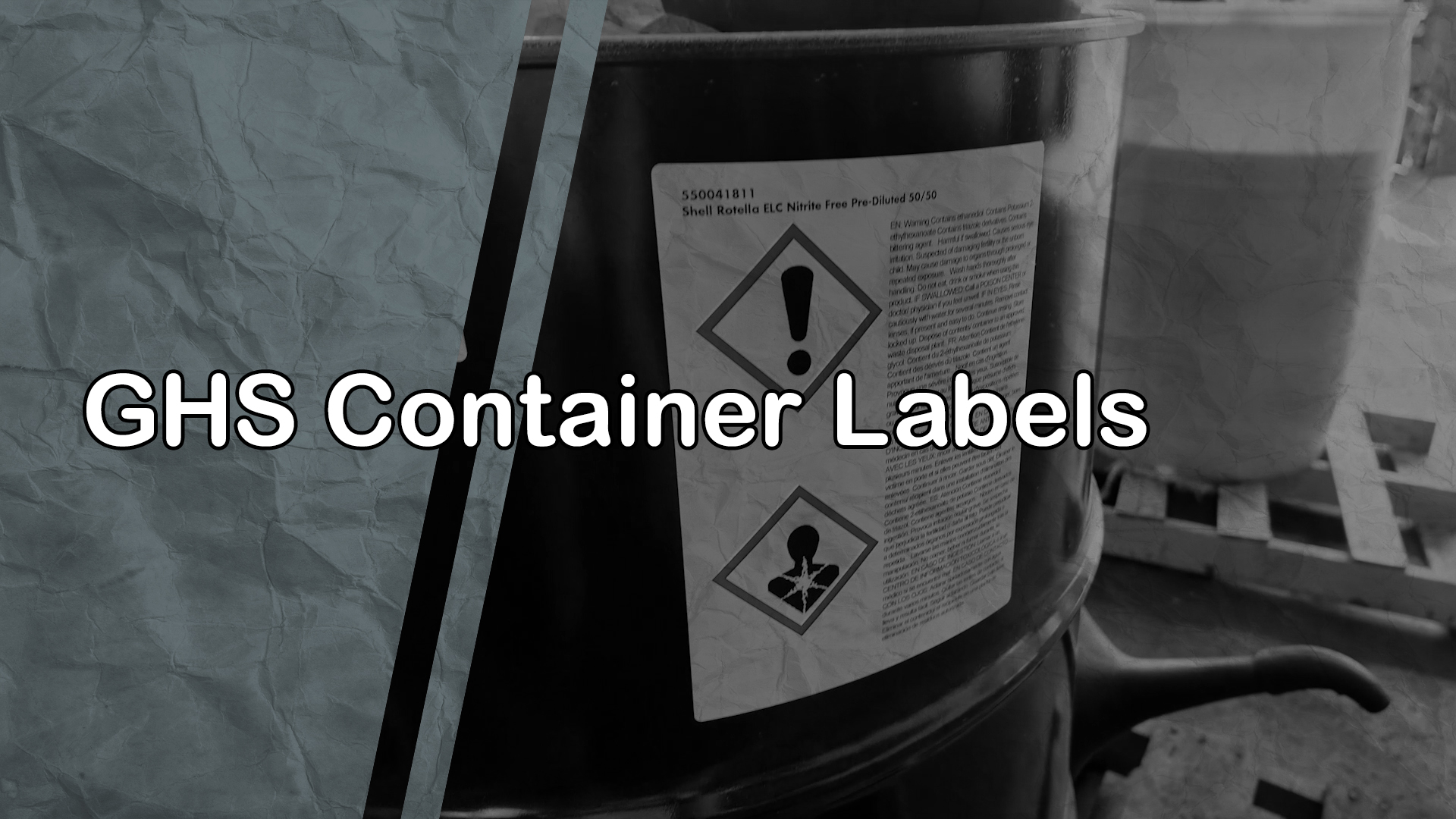 GHS Container Labels
