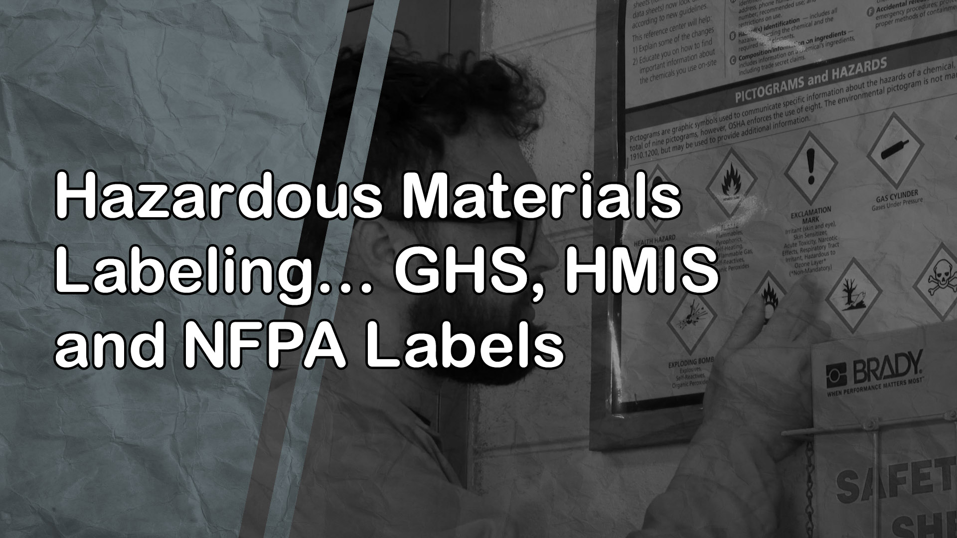 Hazardous Materials Labeling: GHS, HMIS and NFPA Labels