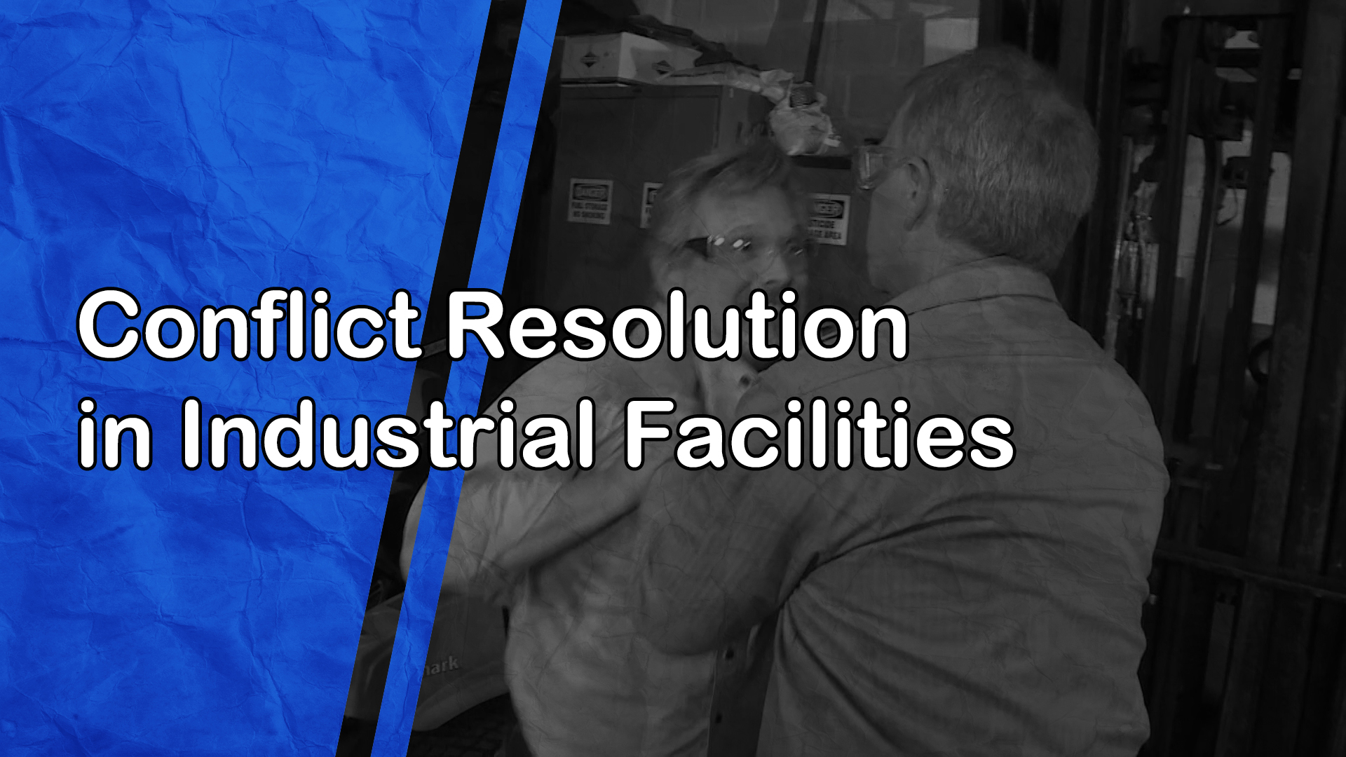 Conflict Resolution in Industrial Facilities