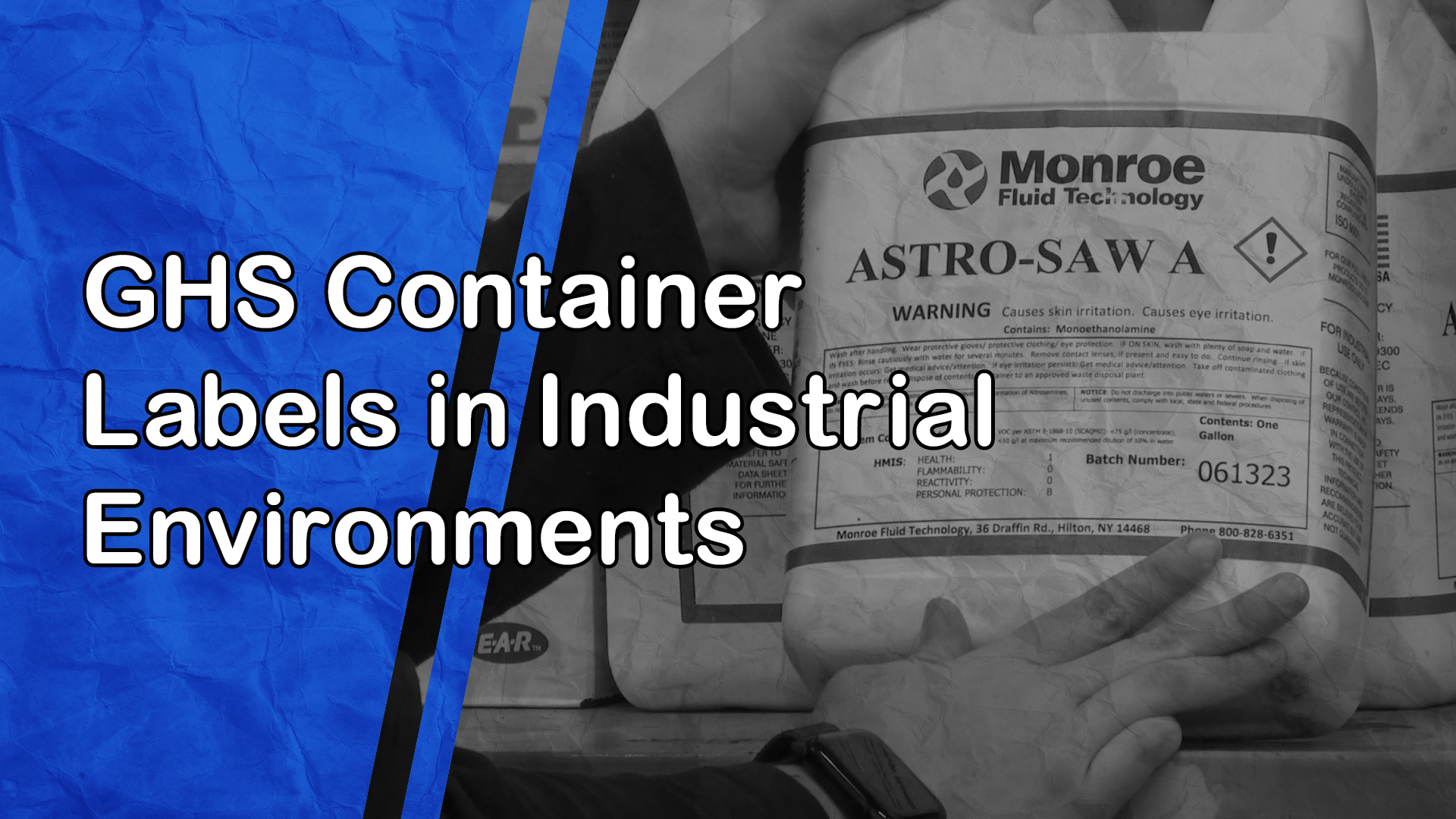 GHS Container Labels in Industrial Environments