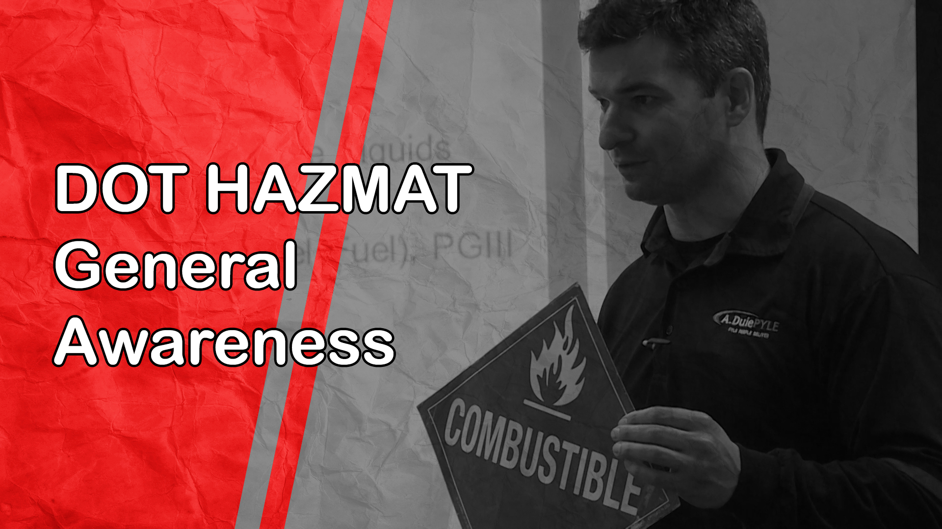 DOT HAZMAT General Awareness