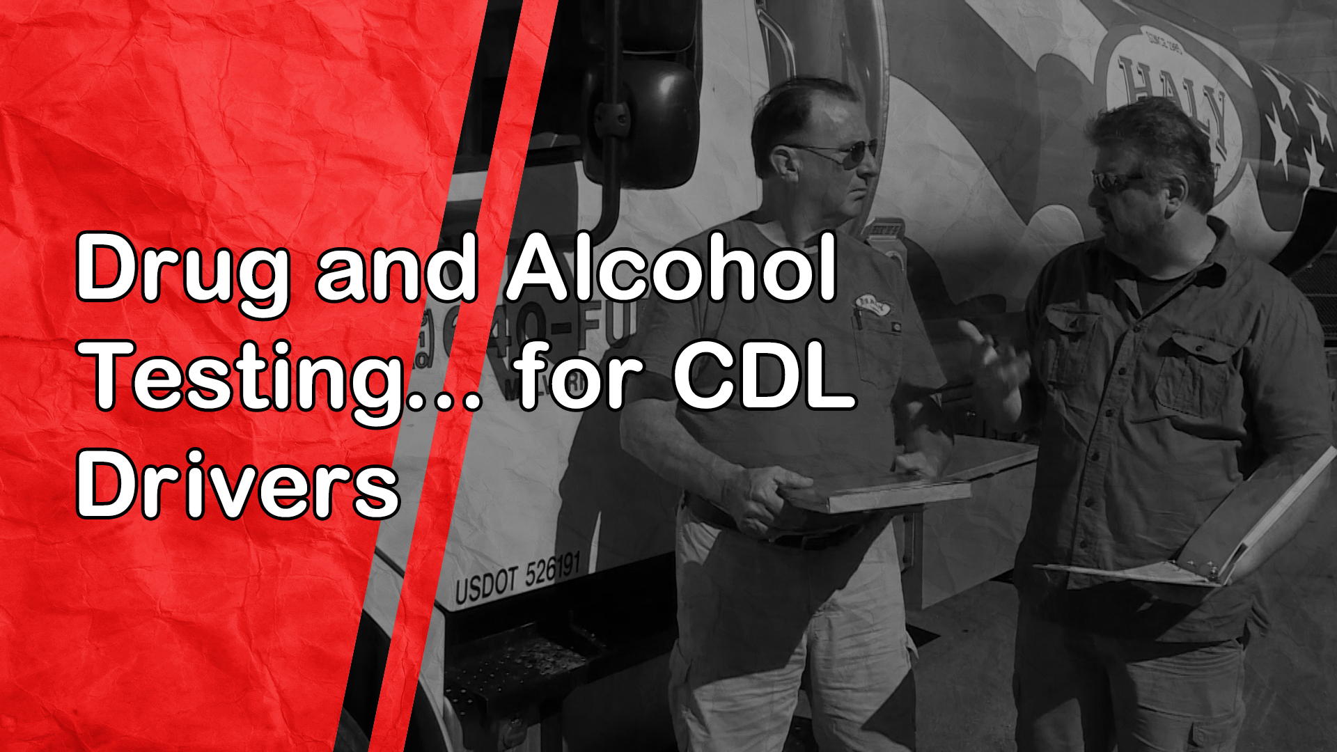 Drug and Alcohol Testing: for CDL Drivers
